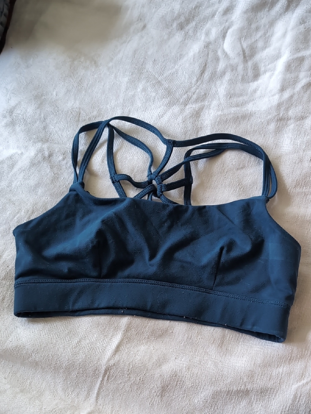 Women's Strappy Back Bralette - Navy